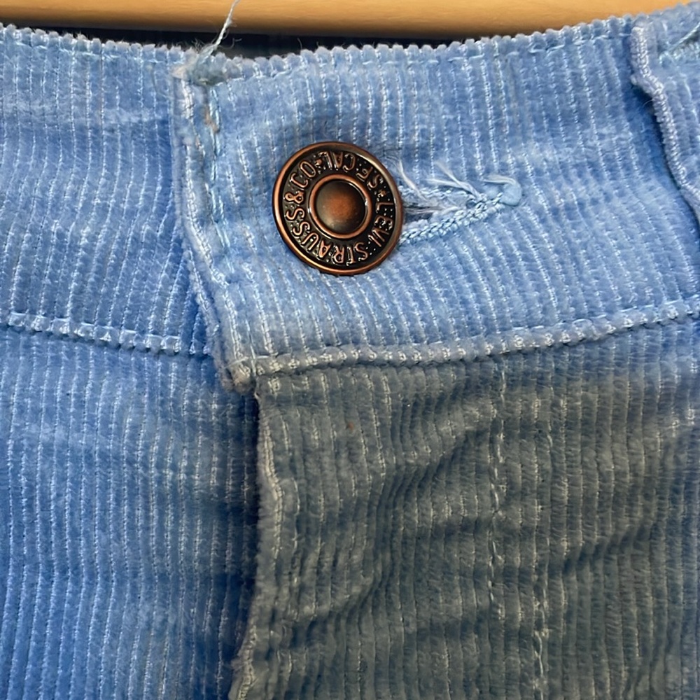 Levis white label Vintage blue corduroy - Picture 3 of 11